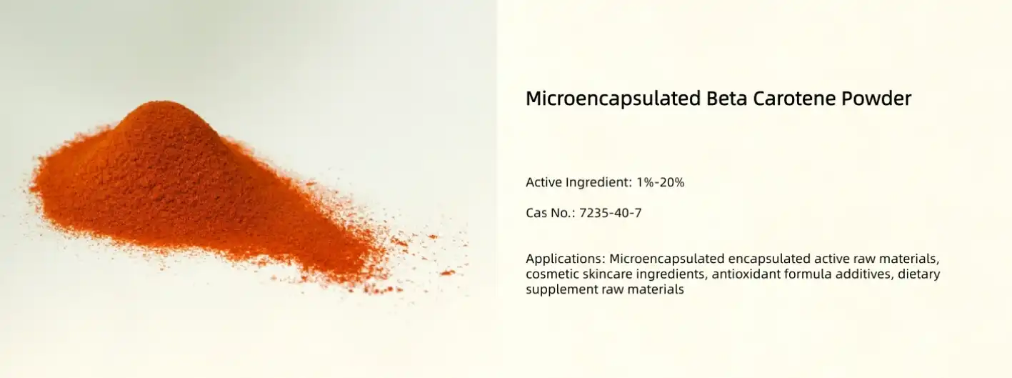 Microencapsulated Beta Carotene Powder Microencapsulated Beta Carotene Powder