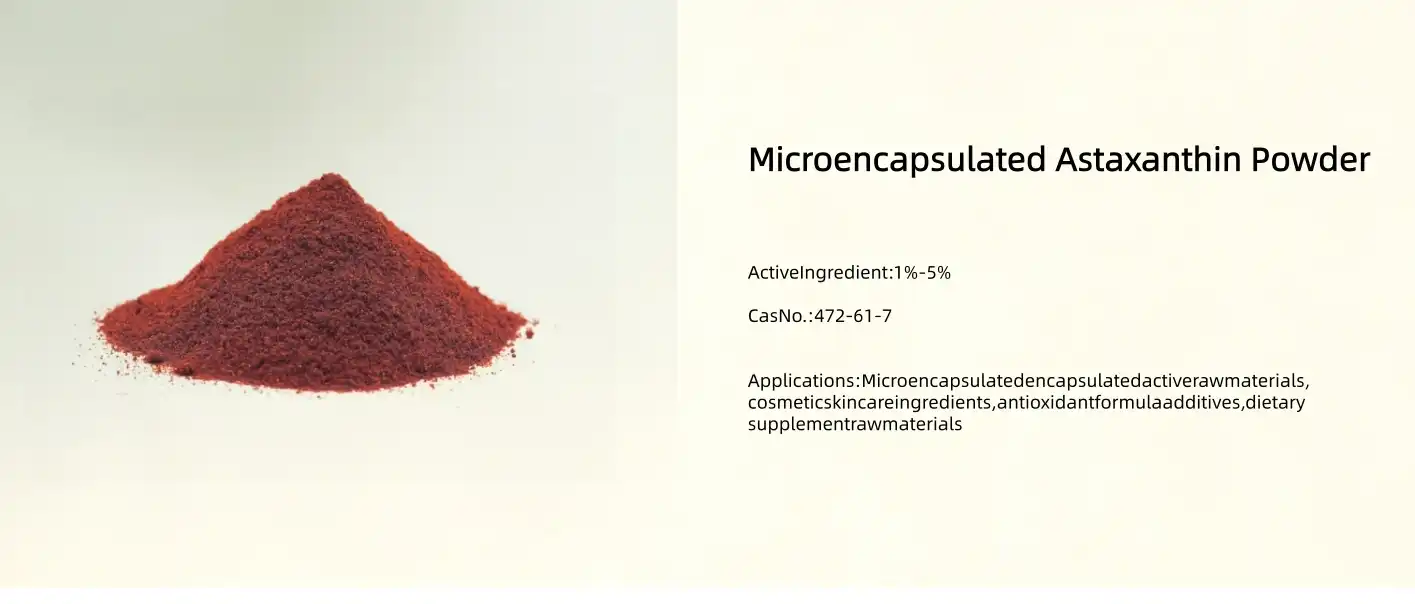 Microencapsulated Astaxanthin Powder Microencapsulated Astaxanthin Powder