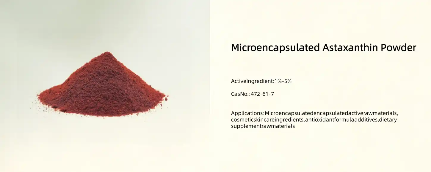 Microencapsulated Astaxanthin Powder Microencapsulated Astaxanthin Powder