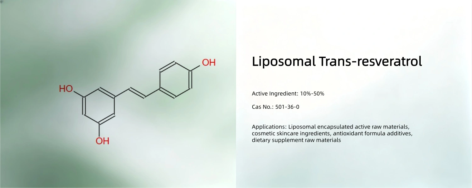 Liposomal Trans-resveratrol Powder