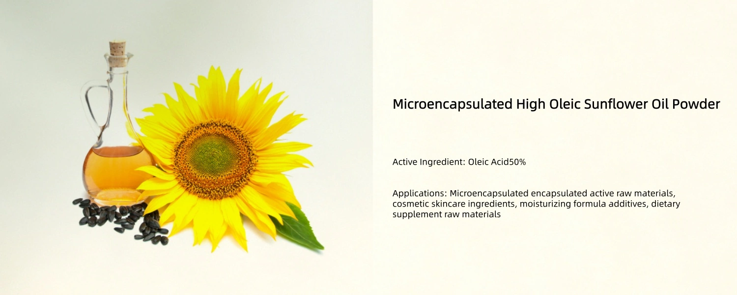 Microencapsulated Sunflower Seed Oil Powder Microencapsulated Sunflower Seed Oil Powder