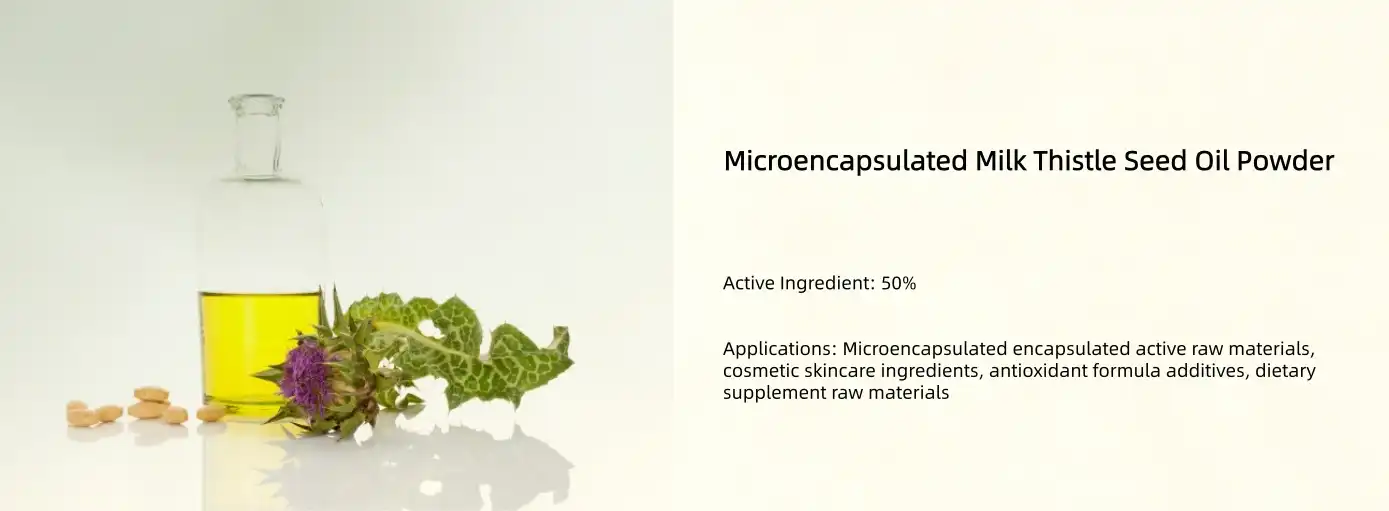 Microencapsulated Milk Thistle Seed Oil Powder
